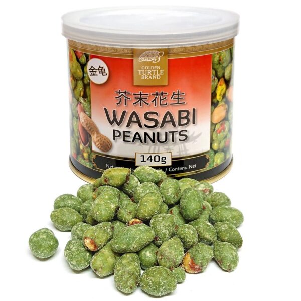 snack picante cacahuetes wasabi